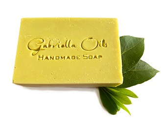Cold processed soap made from olive and bay laurel oils