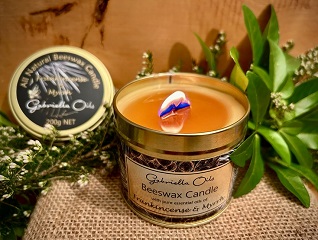All Natural and Organic. Lemon & Thyme Coconut Candle. Scented With  Essential Oils. 