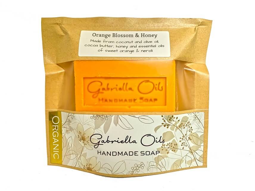 Orange Blossom & Honey Handmade Organic Soap by Gabriella Oils