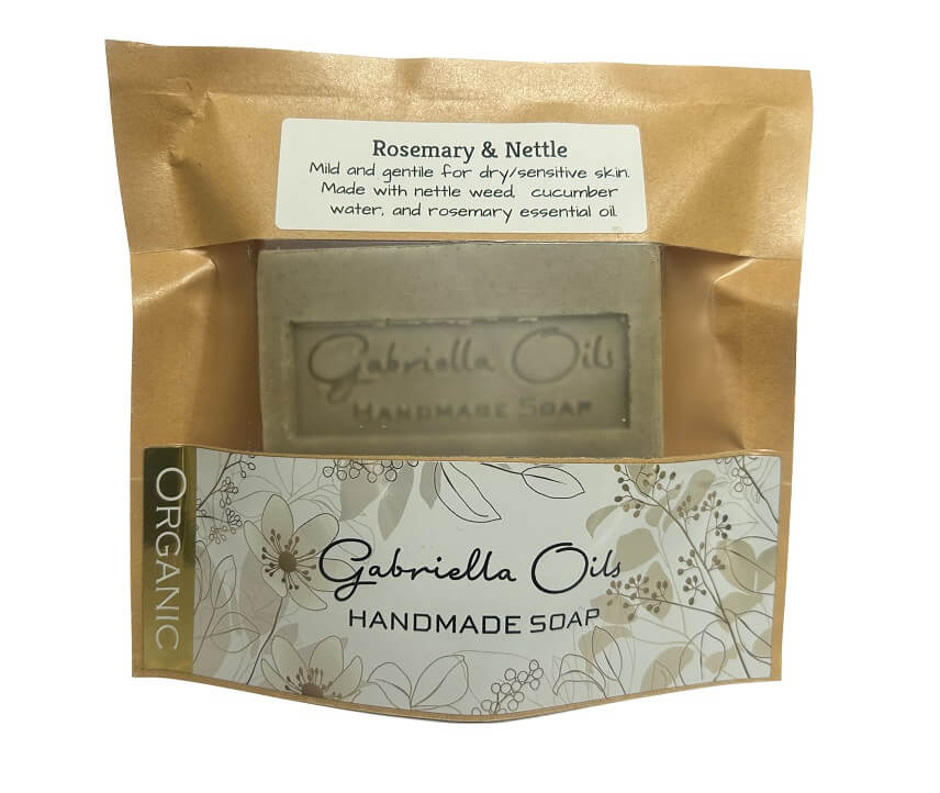 Rosemary & Nettle Handmade Organic Soap by Gabriella Oils