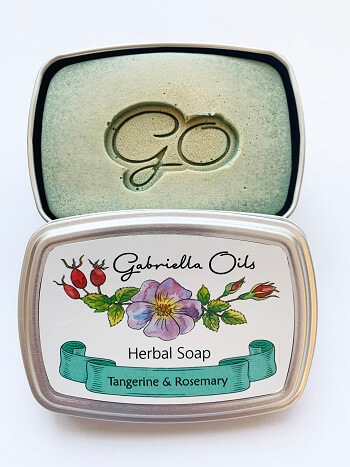 Tangerine & Rosemary GO Herbal Soap