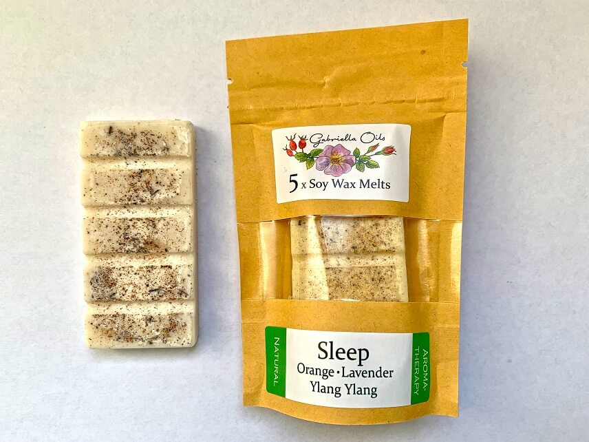 Sleep better with essential oils of orange, lavender, and ylang ylang